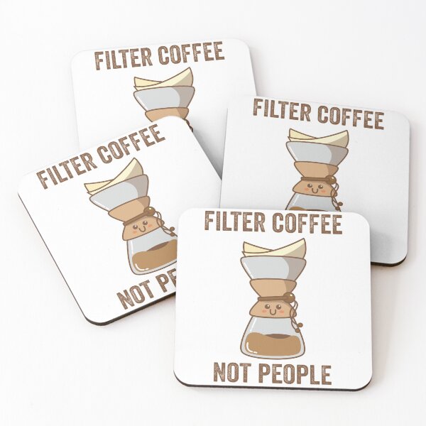 Item preview, Filter Coffee, Not People Kawaii Chemex designed and sold by MeowsAndMakes.