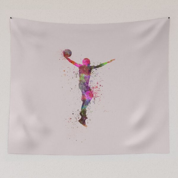 Item preview, Basketball player in watercolor show designed and sold by ChristinaPerri.