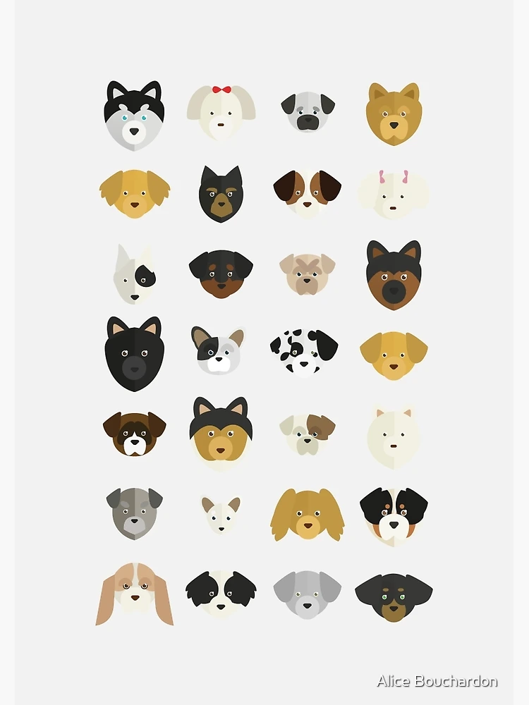 Thumbnail 3 of 3, Poster, DOGS designed and sold by Alice Bouchardon.