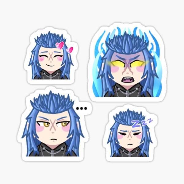 Vista previa del artículo con la obra «Saix Chibis: Grupo 2», diseñado y vendido por alisande.