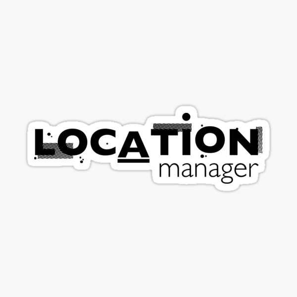 Film Crew. Location Manager. Sticker