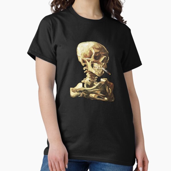 Item preview, Vincent Van Gogh - Skull of a Skeleton with Burning Cigarette designed and sold by ind3finite.