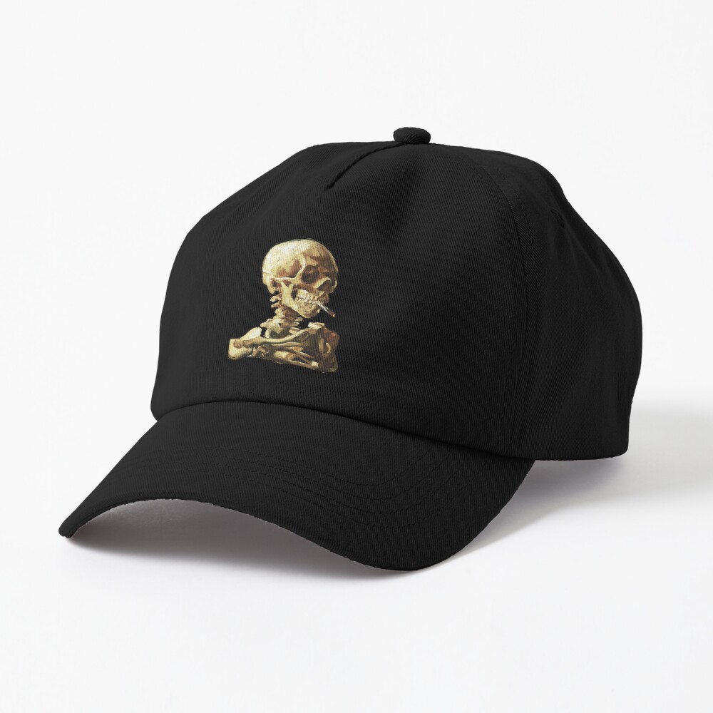Vincent Van Gogh - Skull of a Skeleton with Burning Cigarette Cap