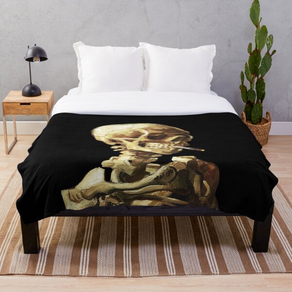 Item preview, Vincent Van Gogh - Skull of a Skeleton with Burning Cigarette designed and sold by ind3finite.