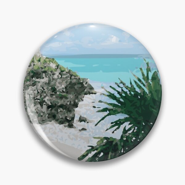Item preview, MEXICO Tulum Mayan Ruins Beach designed and sold by VoyageVectors.
