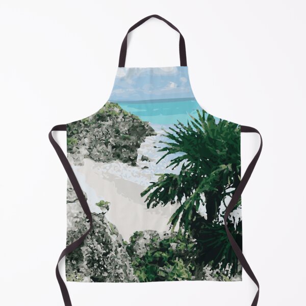 Item preview, MEXICO Tulum Mayan Ruins Beach designed and sold by VoyageVectors.