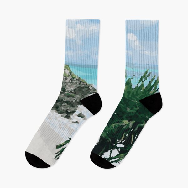 Item preview, MEXICO Tulum Mayan Ruins Beach designed and sold by VoyageVectors.