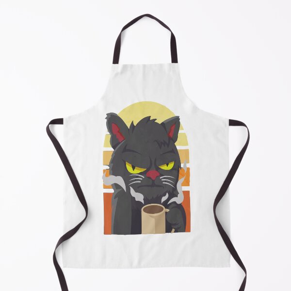 Item preview, Upset cat drinking coffee designed and sold by JJ-store-.