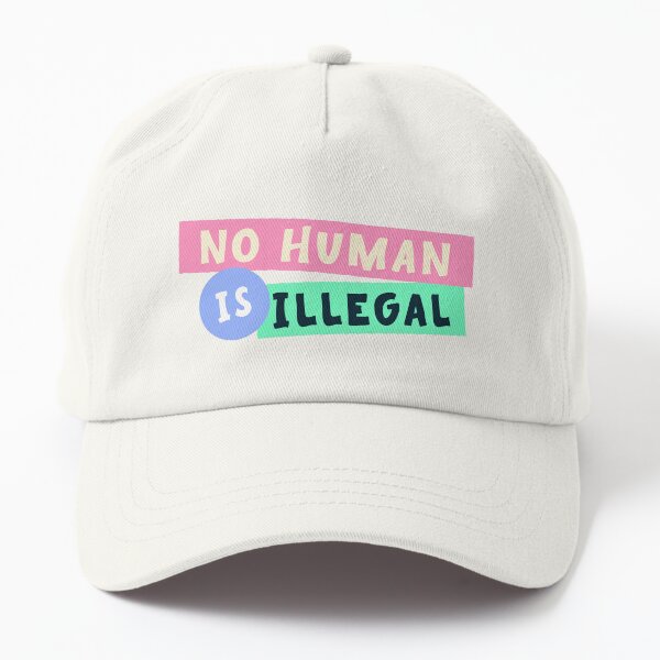 Vista previa del artículo con la obra «Ningún ser humano es ilegal - Inmigración», diseñado y vendido por SSFootball.