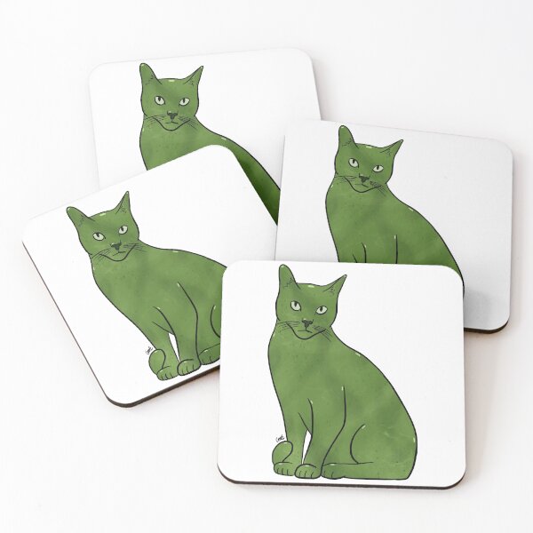 Item preview, Jade Cat designed and sold by cmecreateart.