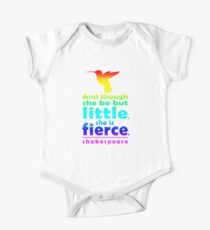 And though she be but little, she is fierce. One Piece - Short Sleeve
