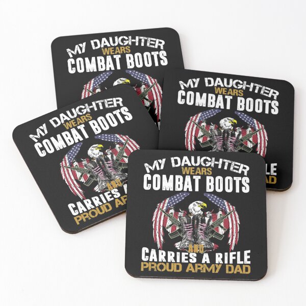 Item preview, My Daughter Wears Combat Boots Proud Military Mom Dad Gift Pullover Hoodie designed and sold by DaiShop.