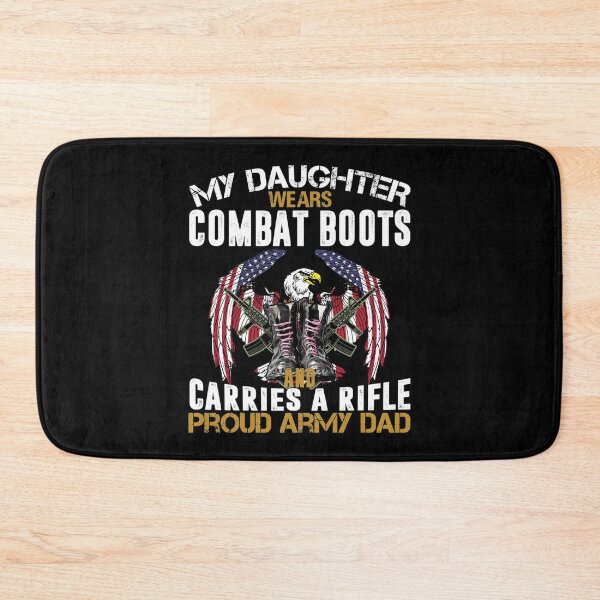 Item preview, My Daughter Wears Combat Boots Proud Military Mom Dad Gift Pullover Hoodie designed and sold by DaiShop.