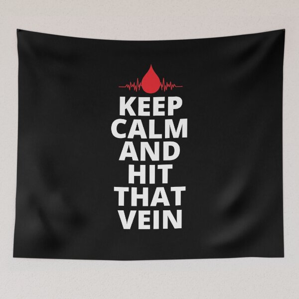 Item preview, Keep Calm And Hit That Vein designed and sold by Crafty-Mornings.