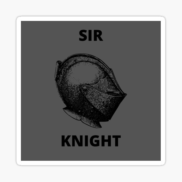 sir-knight-sticker-by-mfasula-redbubble