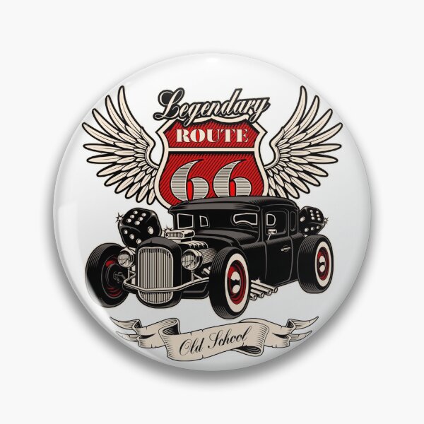 Item preview, Hot Rod Vintage Men's Print T-Shirt | classic cars | 100% organic unisex designed and sold by PCBoutique.