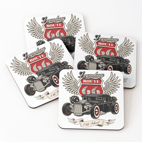 Item preview, Hot Rod Vintage Men's Print T-Shirt | classic cars | 100% organic unisex designed and sold by PCBoutique.