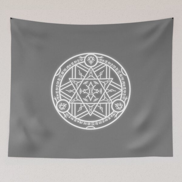 Item preview, Silver of Harmony "Star" Anime-Style Summoning Circle designed and sold by SimpleGeometry.