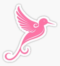 Pink Hummingbird Sticker