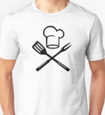 BBQ cooking chefs hat Unisex T-Shirt