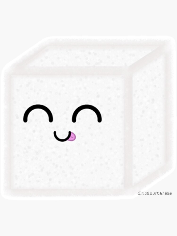 "Sugar Cube" Sticker for Sale by dinosaurceress Redbubble