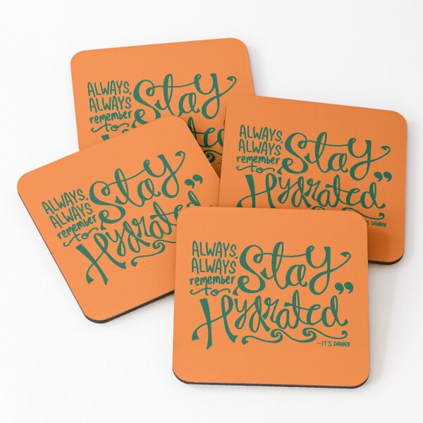 Item preview, Stay Hydrated Quote Green designed and sold by CGBCreative.