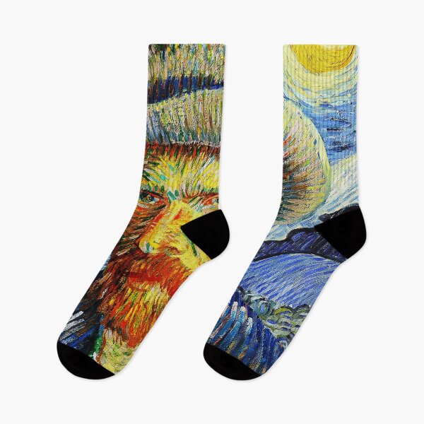 Item preview, Vincent Van Gogh Portrait Starry Night designed and sold by ind3finite.