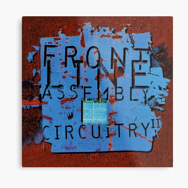 FRONT LINE ASSEMBLY MUSIC ARTWIRK Metal Print
