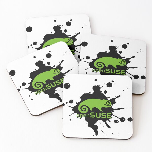 Item preview, openSUSE in black paint spill designed and sold by jrobertoalas.