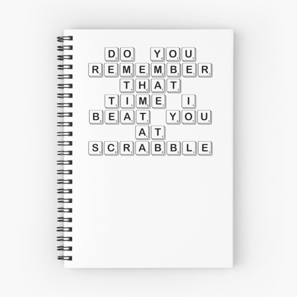 Item preview, ¿Recuerdas esa vez que te gané en el Scrabble designed and sold by Evil Melon.