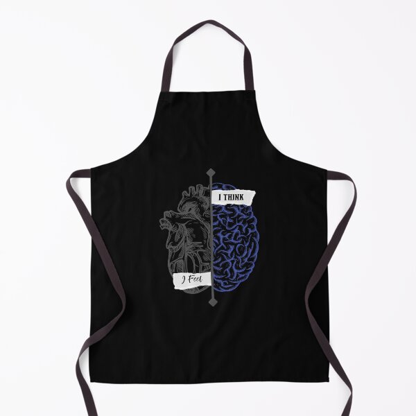 Item preview, Brain & Heart - I think, I feel designed and sold by AlexWolfDesigns.