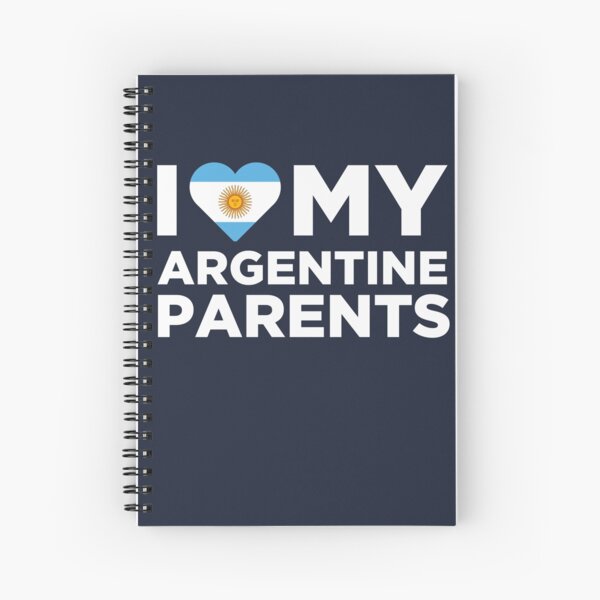 Aperçu de l'œuvre J'aime mes parents argentins créée et vendue par AlwaysAwesome.