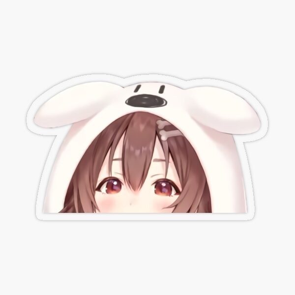 Item preview, Inugami Korone Doggo Hoodie peeker - Hololive designed and sold by OshiOki.