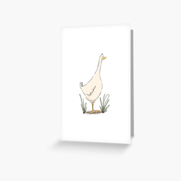 Goose with Attitude Greeting Card