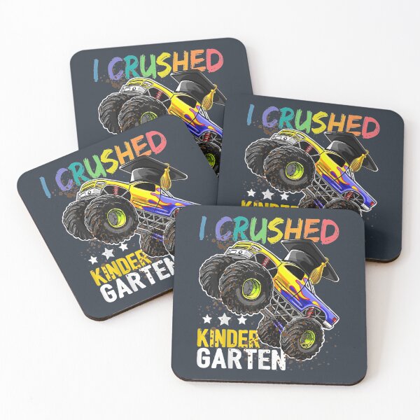 Item preview, Crushed Kindergarten Monster Truck Graduation designed and sold by BanDicker.
