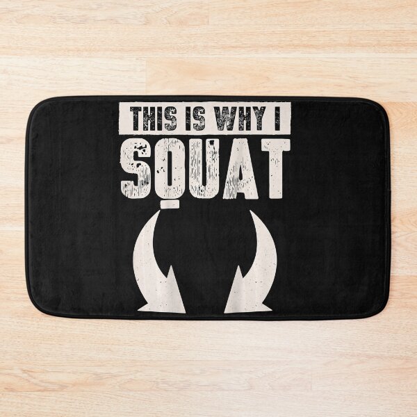 Item preview, This Is Why I Squat Funny Fitness Workout Nice Butt Booty designed and sold by ZacharyMarcus.