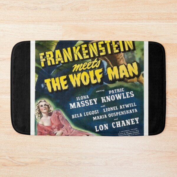 Item preview, Frankenstein meets The Wolf Man designed and sold by beachcamper.