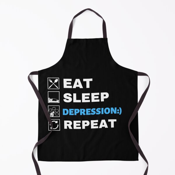 Item preview,  Eat sleep depression repeat designed and sold by Hoetoons.