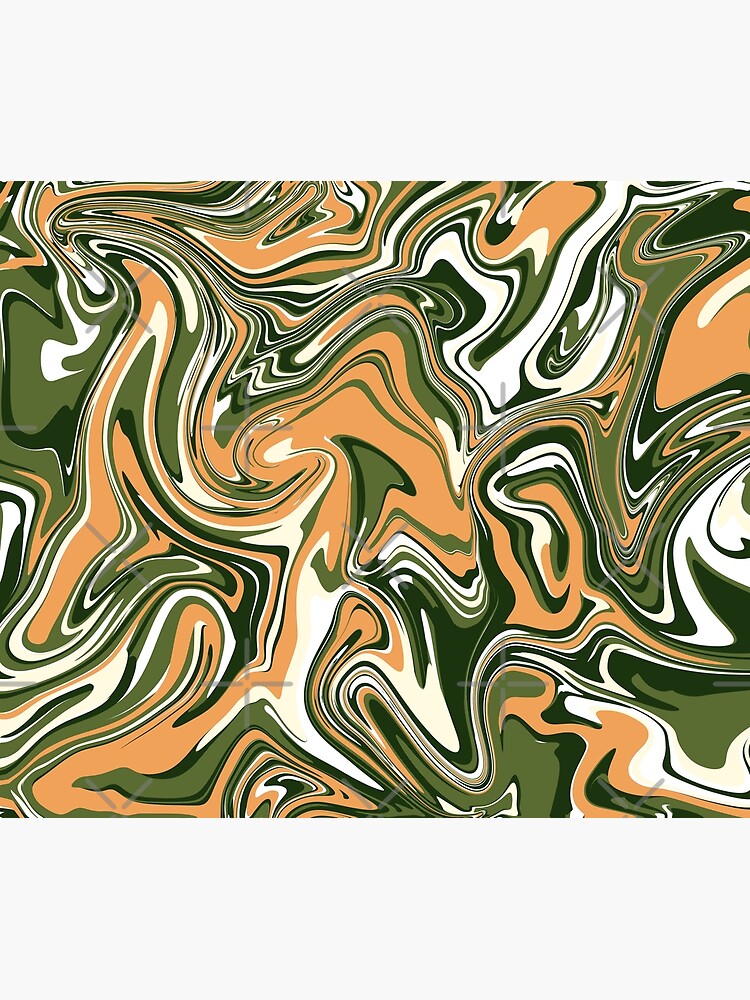 "Green Palette Abstract Painting Color Study Series C24" Poster for