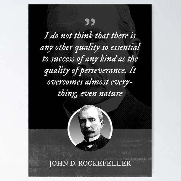 John D. Rockefeller Poster 