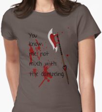 Badass Schoolgirl Women's Fitted T-Shirt