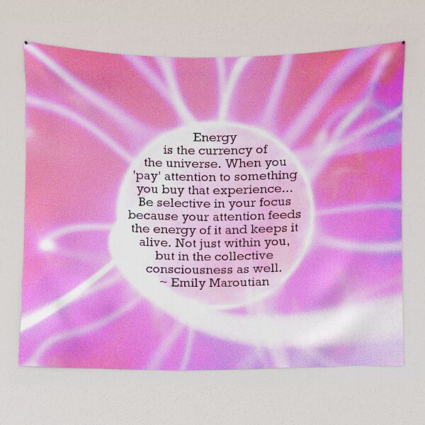 Item preview, Energy Is Currency designed and sold by Emilyromrell.