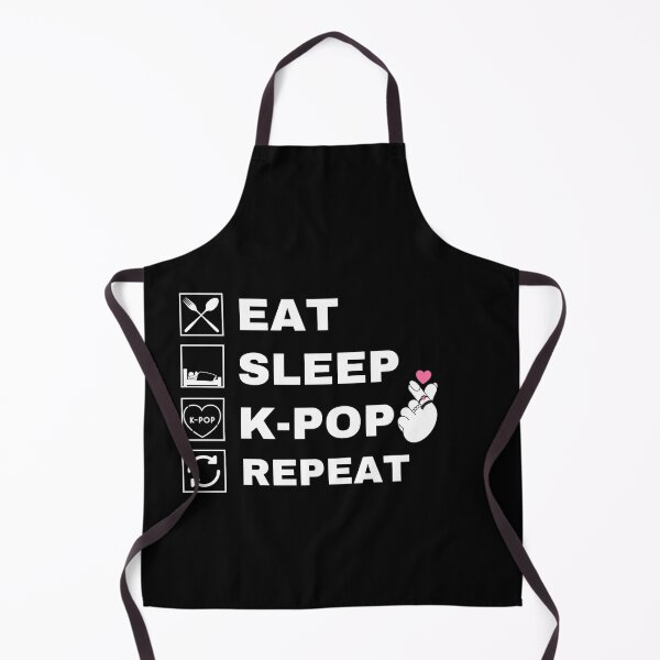 Item preview, Eat sleep kpop repeat designed and sold by Hoetoons.