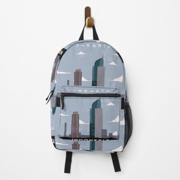 Item preview, Jakarta, Indonesia - Retro travel minimalistic poster designed and sold by GreekTavern1979.