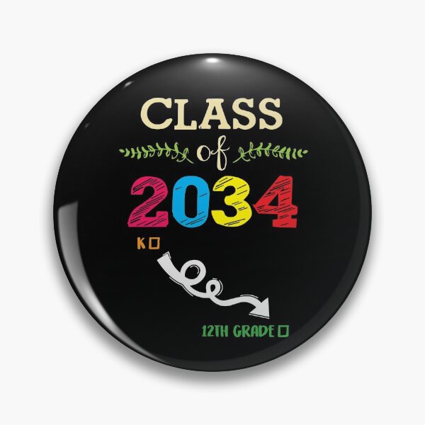 Item preview, Colorful Class Of 2034 Road to Grow With Me Graduation designed and sold by Dressed For  Duty.