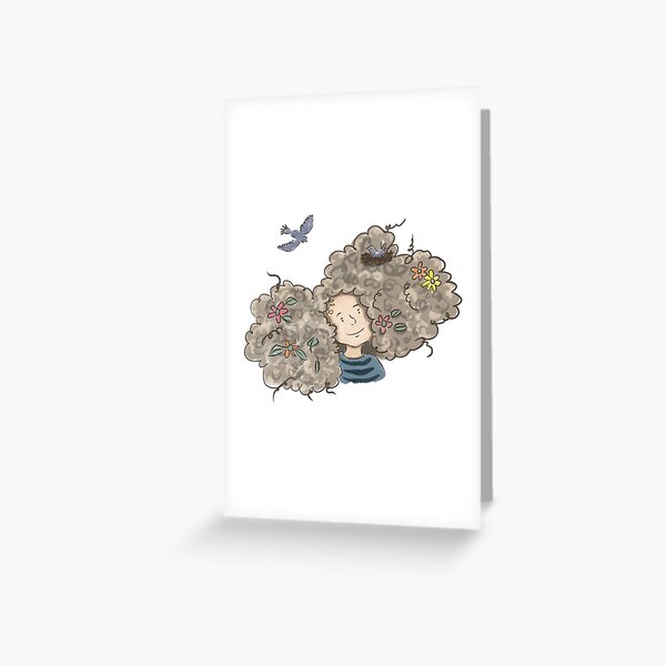 Hair Day Greeting Card