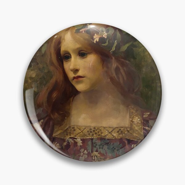 Item preview, Portrait de Jeune Femme by Elisabeth Sonrel designed and sold by IndieArtDream.