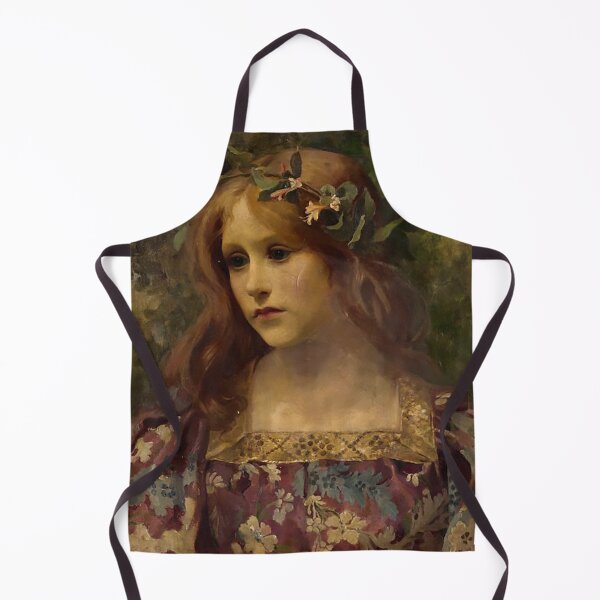 Item preview, Portrait de Jeune Femme by Elisabeth Sonrel designed and sold by IndieArtDream.