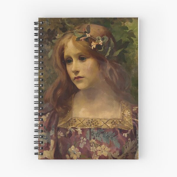 Item preview, Portrait de Jeune Femme by Elisabeth Sonrel designed and sold by IndieArtDream.