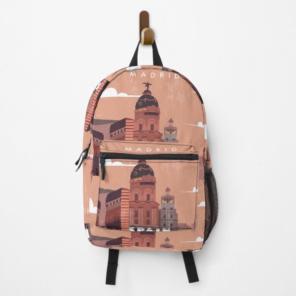 Item preview, Madrid, Spain - Retro travel minimalistic poster designed and sold by GreekTavern1979.